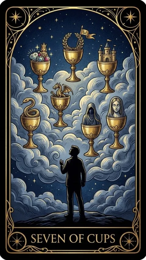 Сімка Кубків (Seven of Cups)