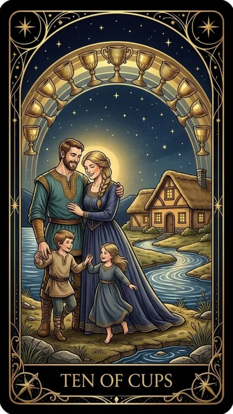 Десятка Кубків (Ten of Cups)