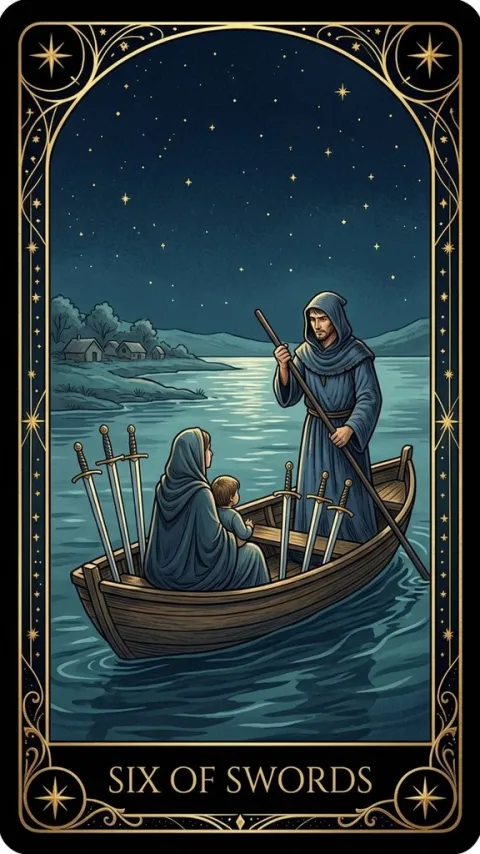 Шістка Мечів (Six of Swords)